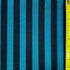 1"(One Inch) Vertical Stripes on Poly Spandex Fabric (Black/Turquoise) |  (4 Way Stretch/Per Yard)