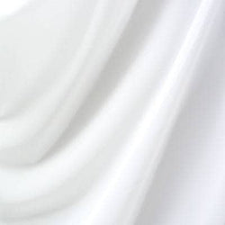 Shiny Finish Milliskin Nylon Spandex Fabric (White) | (4 Way Stretch/Per Yard)