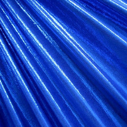 Blue Matrix Dot on Nylon Spandex Fabric | (4 Way Stretch/Per Yard)