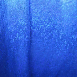 Royal Blue Shattered Glass w/ Holographic Foil Spandex Fabric | (4 Way Stretch/Per Yard)