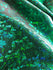 Kelly Green & Black Shattered Glass w/ Holographic Foil Spandex Fabric | (4 Way Stretch/Per Yard)