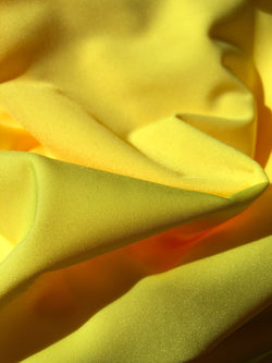 Shiny Finish Milliskin Nylon Spandex Fabric (Samba Yellow) | (4 Way Stretch/Per Yard)