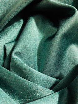 Shiny Finish Milliskin Nylon Spandex Fabric (Hunter Green) | (4 Way Stretch/Per Yard)