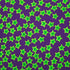 Glow-Like Neon Stars on Nylon Spandex Fabric (Multiple Colors) | (4 Way Stretch/By The Yard)