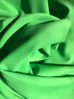 Matte Finish Milliskin Nylon Spandex Fabric (Apple Green) | (4 Way Stretch/Per Yard)