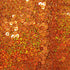 5mm Holographic Sequins on Poly Mesh Fabric (Orange) | (2 Way Stretch/Per Yard)