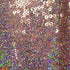 5mm Holographic Sequins on Poly Mesh Fabric (Pink) | (2 Way Stretch/Per Yard)