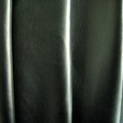 Solid Color Pleather Fabric on PVC Poly Knit (Black) | (2 Way Stretch/Per Yard)