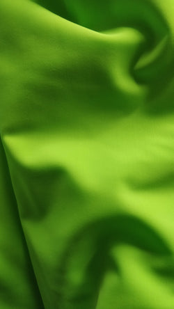 Matte Finish Milliskin Nylon Spandex Fabric (Neon Green) | (4 Way Stretch/Per Yard)