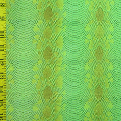 Snake Skin Print on Poly Spandex Fabric | (4 Way Stretch/Per Yard)