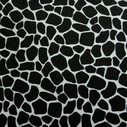 Giraffe Print on Poly Spandex Fabric | (4 Way Stretch/Per Yard)