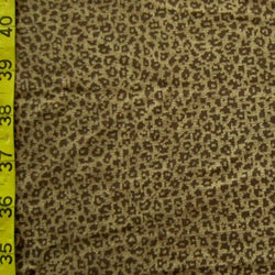 Leopard Print on Poly Spandex Fabric | (4 Way Stretch/Per Yard)