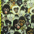 Monkey Print on Poly Spandex Fabric | (4 Way Stretch/Per Yard)