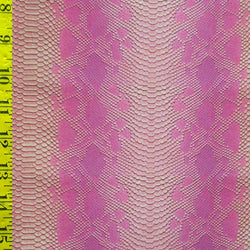 Snake Skin Print on Poly Spandex Fabric | (4 Way Stretch/Per Yard)