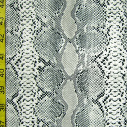 Snake Skin Print on Poly Spandex Fabric | (4 Way Stretch/Per Yard)