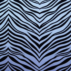 Exotic Zebra Print on Nylon Spandex Fabric (Lavender) | (4 Way Stretch/Per Yard)