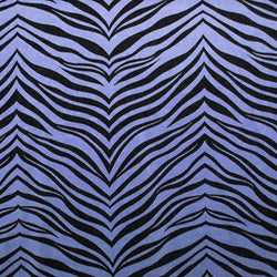 Exotic Zebra Print on Nylon Spandex Fabric (Lilac) |  (4 Way Stretch/Per Yard)