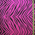 Exotic Zebra Print on Nylon Spandex Fabric (Neon Pink) | (4 Way Stretch/Per Yard)