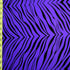 Exotic Zebra Print on Nylon Spandex Fabric (Deep Purple) | (4 Way Stretch/Per Yard)