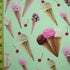 Ice Cream Print on Poly Spandex Fabric | (4 Way Stretch/Per Yard)