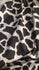 Cow Print on Nylon Spandex Fabric (White/Black) | (4 Way Stretch/Per Yard)