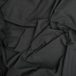 Solid Color Cotton Lycra® Spandex Fabric (Black) | (4 Way Stretch/Per Yard)