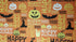 Happy Halloween Print on Poly Spandex Fabric (4 Way Stretch/Per Yard)