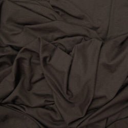 Solid Color Cotton Lycra® Spandex Fabric (Chocolate) | (4 Way Stretch/Per Yard)