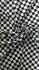 Checkerboard Print on Nylon Spandex Fabric (White/Black) | (4 Way Stretch/Per Yard)