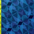 The Abstract Print on Soft Nylon Spandex Fabric (Blue) | (4 Way Stretch/Per Yard)