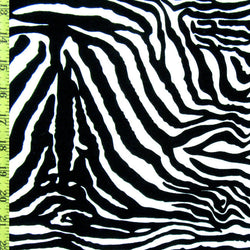 Exotic Tiger Print on Lightweight Poly Spandex Fabric | (2 Way Stretch/Per Yard)