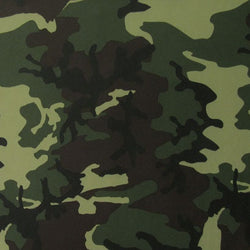 Camouflage Printed on Poly Spandex Fabric | (4 Way Stretch/Per Yard)