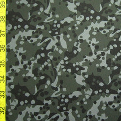 Camouflage Printed on Poly Spandex Fabric | (4 Way Stretch/Per Yard)