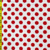 Polka Dot Print on Nylon Spandex Fabric (Red/White) | (2 Way Stretch/Per Yard)