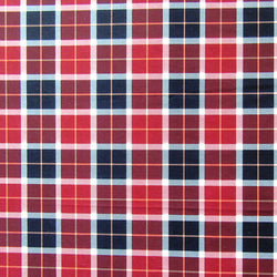 Colorful Plaid Print on Poly Spandex Fabric | (4 Way Stretch/Per Yard)