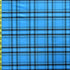 Classic Plaid Print on Poly Spandex Fabric (Blue) | (4 Way Stretch/Per Yard)