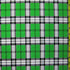 Designer Plaid Print on Nylon Spandex Fabric (Green) | (4 Way Stretch/Per Yard)