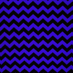 Chevron Print on Poly Spandex Fabric (Blue/Black) | (4 Way Stretch/Per Yard)