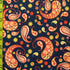 Paisley Printed on Poly Spandex Fabric | (4 Way Stretch/Per Yard)