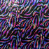 Multicolor Abstract Sequin Print on Black Poly Spandex Fabric | (2 Way Stretch/Per Yard)