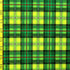 Multicolor Plaid Print on Poly Spandex Fabric (Yellow/Forest Green) | (4 Way Stretch/Per Yard)