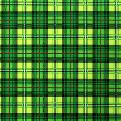 Multicolor Plaid Print on Poly Spandex Fabric (Yellow/Forest Green) | (4 Way Stretch/Per Yard)