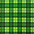 Multicolor Plaid Print on Poly Spandex Fabric (Yellow/Forest Green) | (4 Way Stretch/Per Yard)