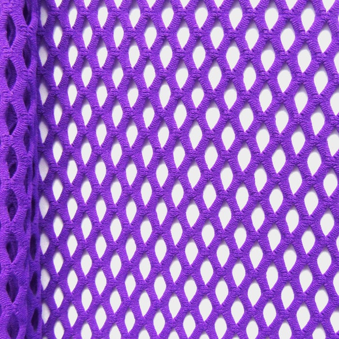 Cabaret Big Hole Fishnet Mesh Fabric (Purple)
