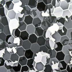 Camouflage Honeycomb Print on Poly Spandex Fabric | (4 Way Stretch/By The Yard)