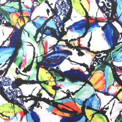 Artist View Point Print on Poly Spandex Fabric | (4 Way Stretch/Per Yard)