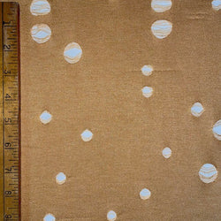 Grunge Distressed Poly Knit Fabric (Mustard Yellow) | (4 Way Stretch/Per Yard)