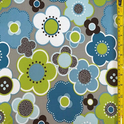 Floral Print Variations on Poly Spandex Fabric | (4 Way Stretch/Per Yard)