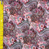 Japanese Theme Swirl Print on Poly Spandex Fabric (Pink) | (4 Way Stretch/Per Yard)