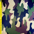 Camouflage Print on Poly Spandex Fabric | (4 Way Stretch/Per Yard)